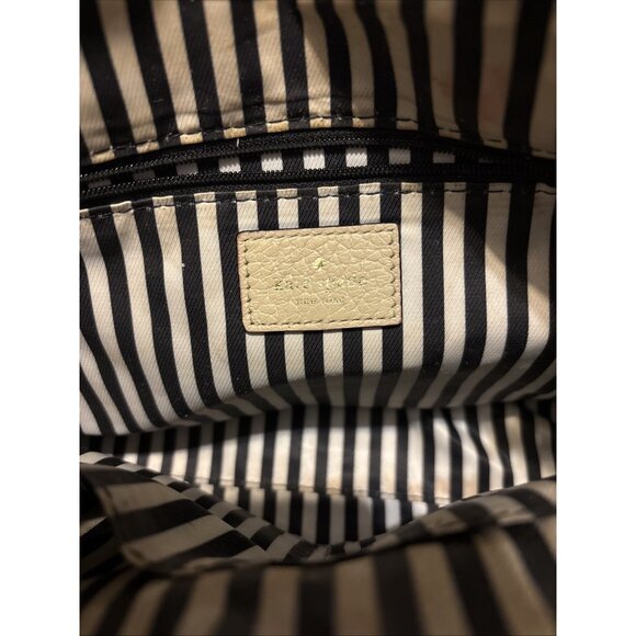 KATE SPADE Southport Ave Maria Leather Crossbody Bag Tan & Black With Care Book - Picture 7 of 14